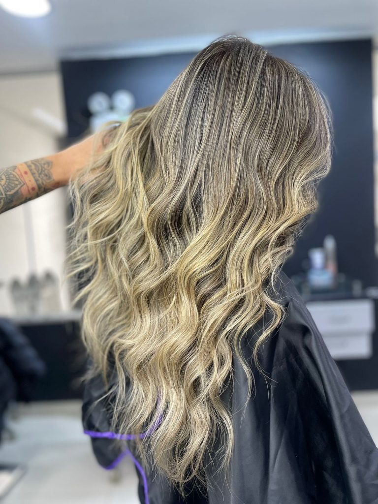 balayage rubio