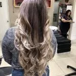 hermoso balayage cenizo